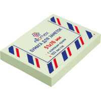 Блок липкий 51*76мм 100л зеленый