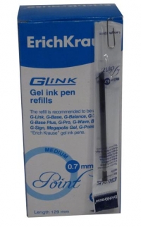 Стержень гел синий 129мм 0,7мм G-LINK MEDIUM  (17909)