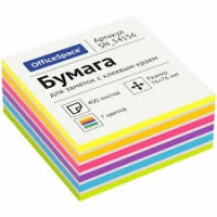 Блок липкий 76*76мм 400л OfficeSpace