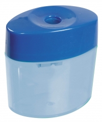 Точилка Пластик с контейнером Smart&Sharp Ассорти  (21833)