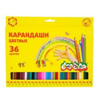Карандаши 36цв шестигранные Каляка-Маляка