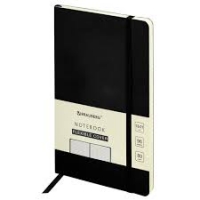 Записная книжка А5 80кл гибк обл черная