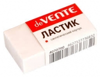 Ластик белый 39*21*10мм deVENTE