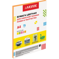 Бумага А4 100 Оранжевый НЕОН