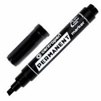 Маркер перм черный 5мм скошен Centropen