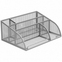 Подставка сетч серебро 5секц 25*18*10см