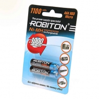 Батарейка аккумуляторная ААА 1100mAh Robiton цена за 1шт