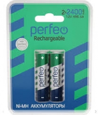 Батарейка аккумуляторная АА 2400mAh Perfeo цена за 1шт
