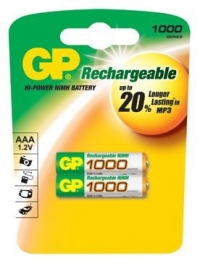 Батарейка аккумуляторная GP ААА (цена за 1шт)  (LR03)