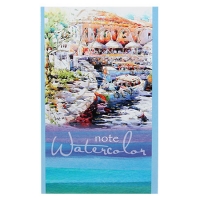 Блокнот А6 60л спираль Water Color