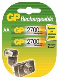 Батарейка аккумуляторная АА GP (цена за 1шт)