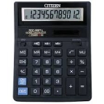 Калькулятор 12 разр, CITIZEN 888, черный, 203*158мм