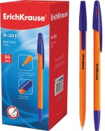 Ручка шар синяя 0.7мм Orange R-301  (22187)