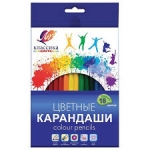 Карандаши 18цв шестигранные ЛУЧ