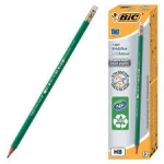 Карандаш ч/г пластик с ласт HB шестигран Evolution  BIC