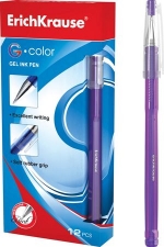 Ручка гел Фиолетовая 0,7мм G-Color  (31297)