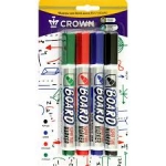 Маркеры 4цв для доски CROWN
