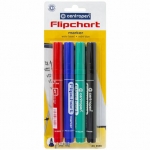Маркеры 4цв Flipchart 2,5мм CENTROPEN