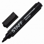 Маркер перм черный 3мм STAFF