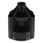 Подставка Mini Desk черный 11*11*14см вращ
