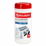 Салфетки чистящие д/поверхностей 100шт BRAUBERG