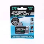 Батарейка аккумуляторная КРОНА 270mAh Robiton ПРЕДЗАРЯД цена за 1шт