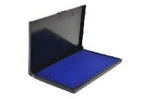 Штемпельная подушка синяя 110*70мм средняя Blue  (1107X)