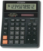 Калькулятор 12 разр настольный черный 158*203*31мм  (SDC888TII)